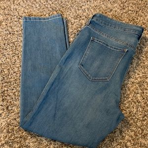 Old navy 14 petite power slim straight jeans